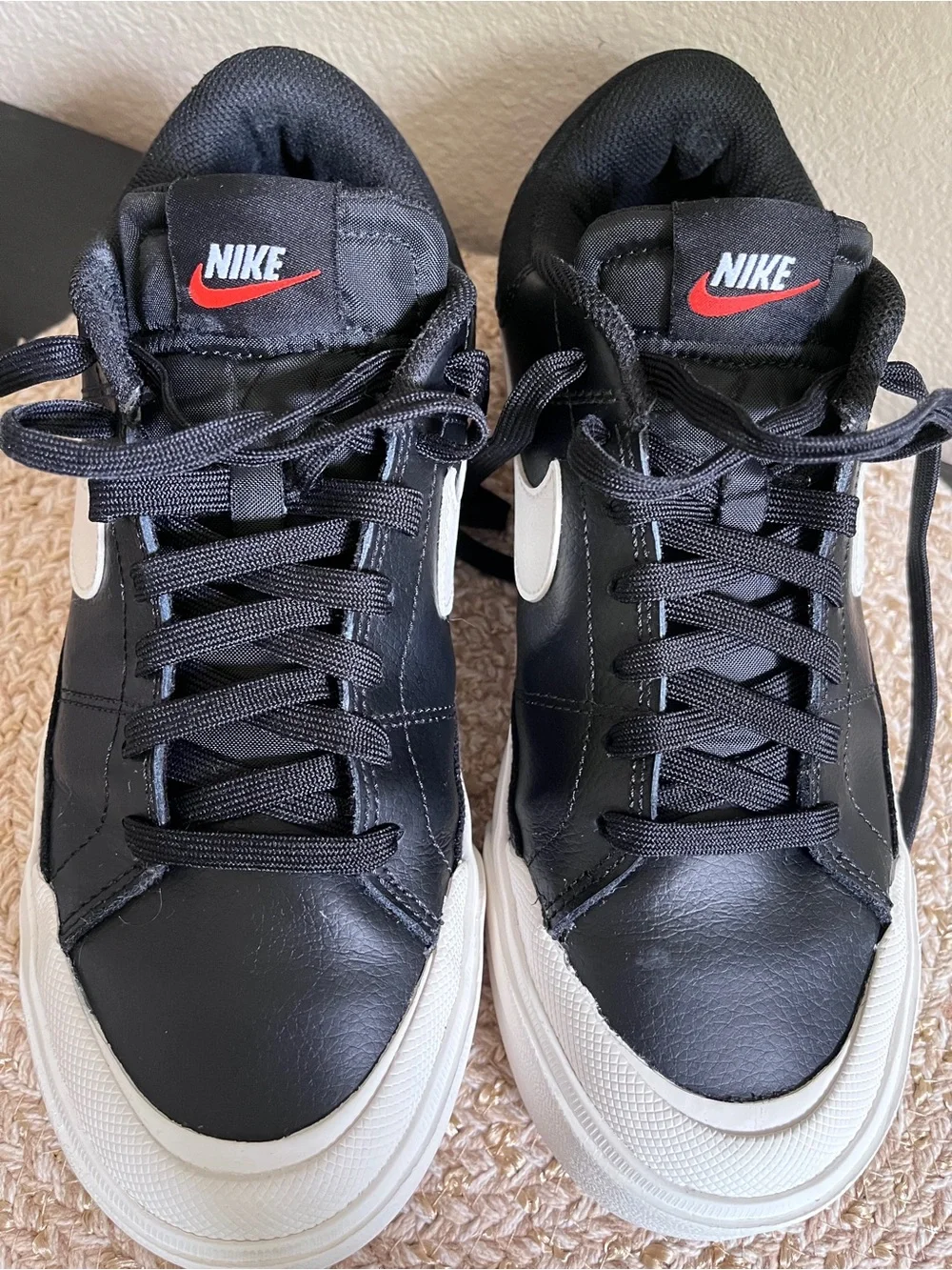 Nike Wmns Court Legacy Lift 'Black Sail'